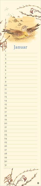 Produktbild: Edith Holden: Geburtstagskalender Langplaner