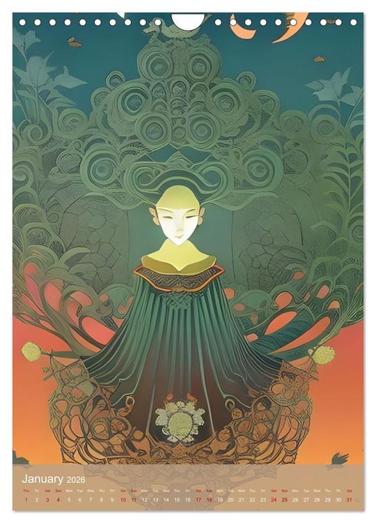 Produktbild: Hidden Beauty (Wall Calendar 2026 DIN A4 portrait), CALVENDO 12 Month Wall Calendar