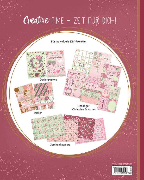 Produktbild: Designpapier-Kreativbuch Garden Glory