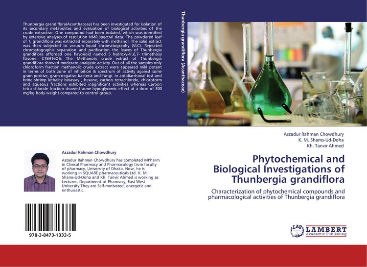 Produktbild: Phytochemical and Biological Investigations of Thunbergia grandiflora