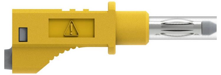 Produktbild: Electro PJP 2211/600V-CD1-25J Messleitung Bananenstecker 25cm Gelb 1St.