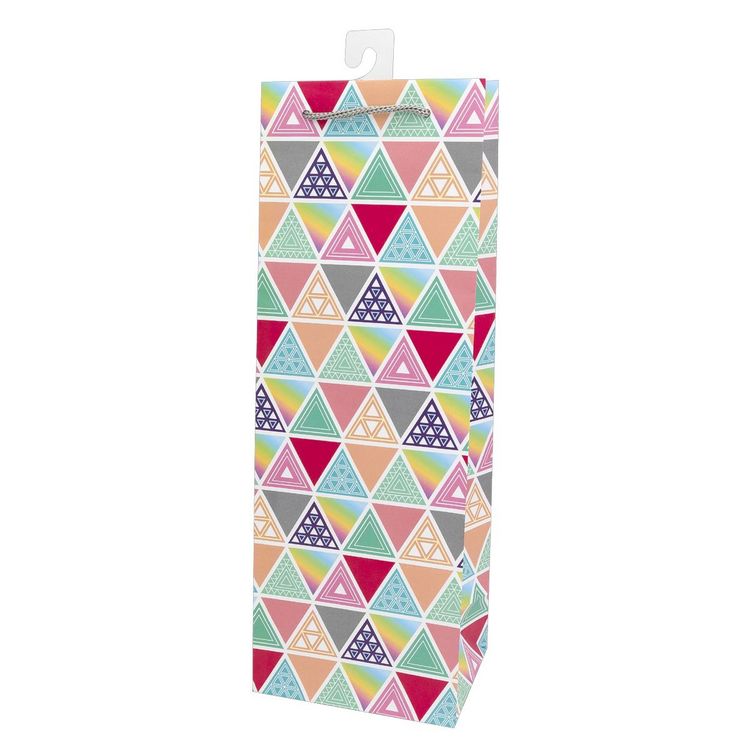 Produktbild: Idena Flaschentasche Vision mehrfarbig 12x35x9cm 128g/m&sup2;