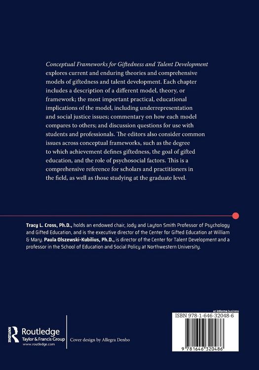Produktbild: Conceptual Frameworks for Giftedness and Talent Development