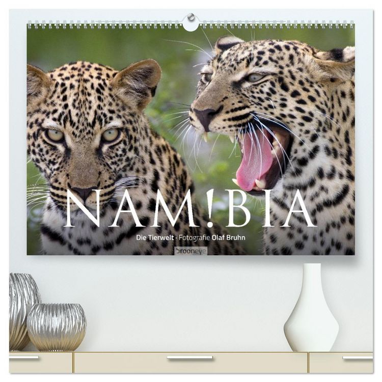 Produktbild: Namibia - Die Tierwelt (hochwertiger Premium Wandkalender 2026 DIN A2 quer), Kunstdruck in Hochglanz