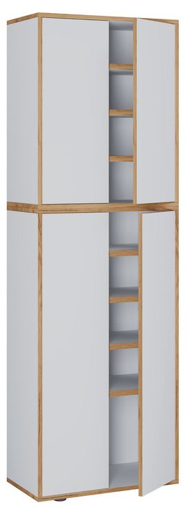Produktbild: XL Holz Gro&szlig;er Schuhschrank Schuhkommode Salia B60
