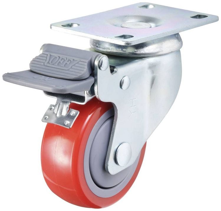 Produktbild: TOOLCRAFT TO-7935651 Schwerlast-Rad Rad-Durchmesser: 76mm Tragf&auml;higkeit (max.): 100kg 1St.