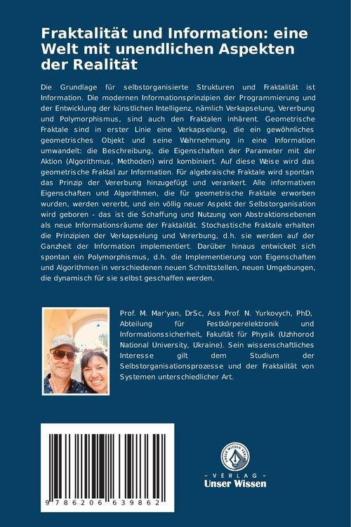 Produktbild: Fraktalit&auml;t und Information: eine Welt mit unendlichen Aspekten der Realit&auml;t