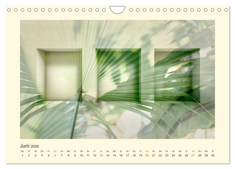 Produktbild: Fotografie trifft Malerei (Wandkalender 2026 DIN A4 quer), CALVENDO Monatskalender