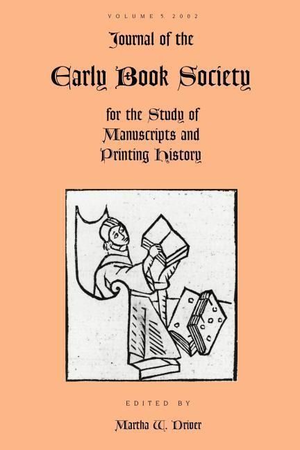 Produktbild: Journal of the Early Book Society Vol 5