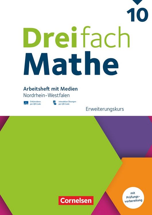 Produktbild: Dreifach Mathe - Nordrhein-Westfalen - Ausgabe 2022 - 10. Schuljahr