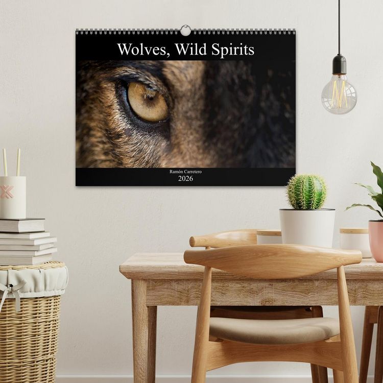 Produktbild: Wolves, Wild Spirits (Wall Calendar 2026 DIN A3 landscape), CALVENDO 12 Month Wall Calendar