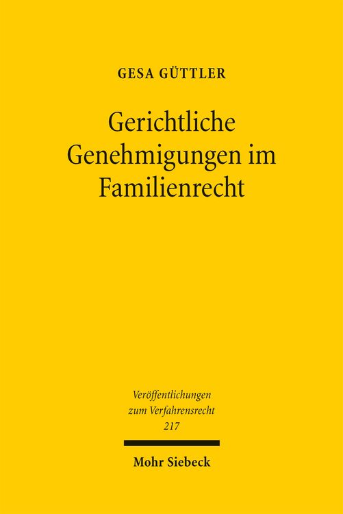 Produktbild: Gerichtliche Genehmigungen im Familienrecht