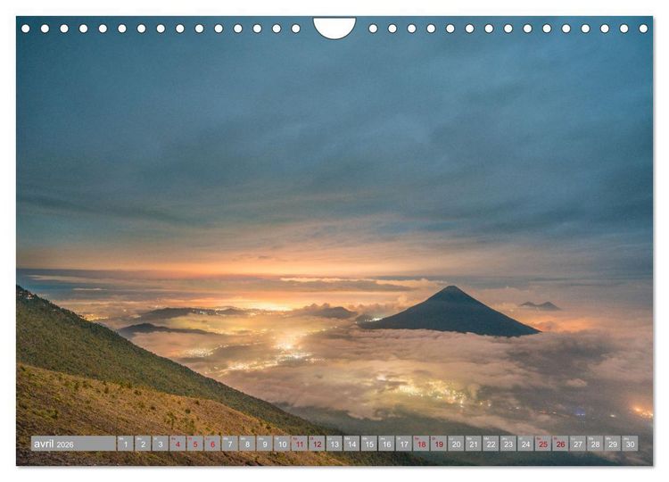 Produktbild: Am&eacute;rique Centrale - Des paysages fantastique du Panama au Guatemala (Calendrier mural 2026 DIN A4 vertical), CALVENDO calendrier mensuel
