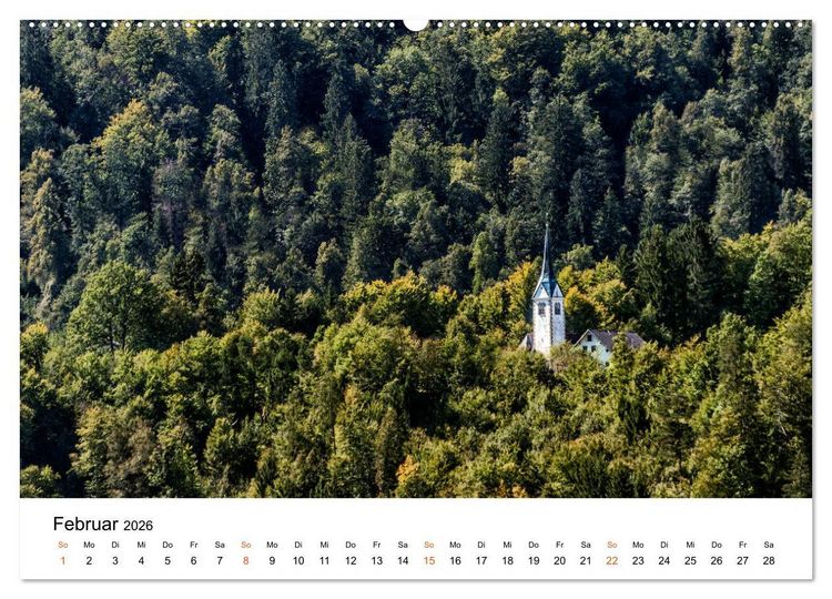 Produktbild: Oberkrain und Triglav-Nationalpark (Wandkalender 2026 DIN A2 quer), CALVENDO Monatskalender