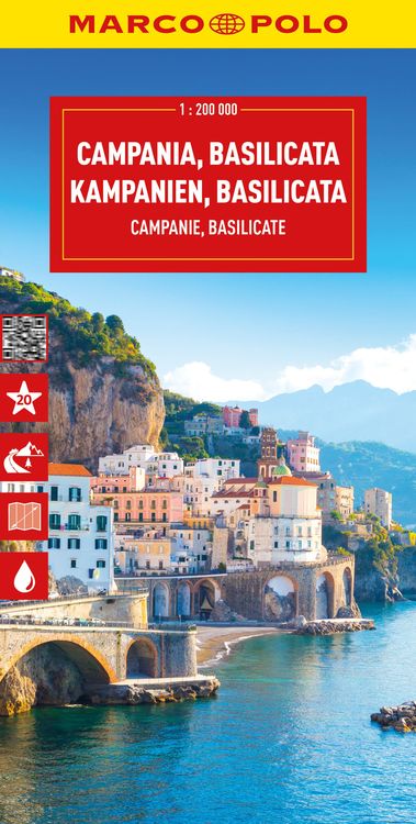 Bild vom Artikel MARCO POLO Reisekarte Italien 12 Kampanien, Basilikata 1:200.000 vom Autor Marco Polo Verlag