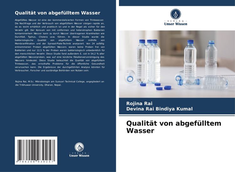 Produktbild: Qualit&auml;t von abgef&uuml;lltem Wasser