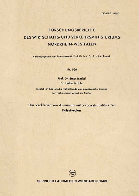 Produktbild: Das Verkleben von Aluminium mit carboxylsubstituierten Polystyrolen