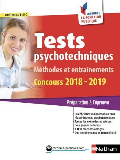 Produktbild: Tests Psychotechniques ; Methodes et Entrainements (Edition 2018/2019)