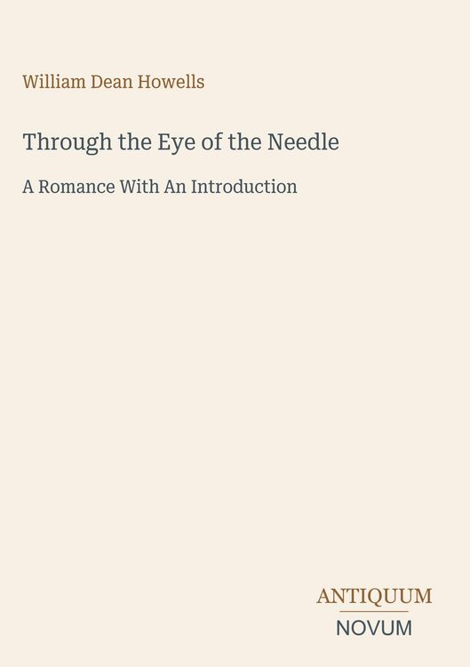 Produktbild: Through the Eye of the Needle