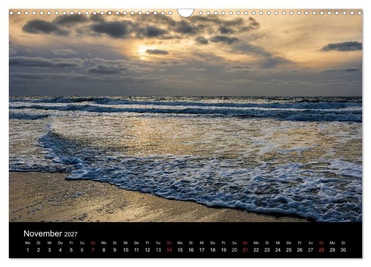 Produktbild: Faszination Meer und Wolken (Wandkalender 2027 DIN A3 quer), CALVENDO Monatskalender