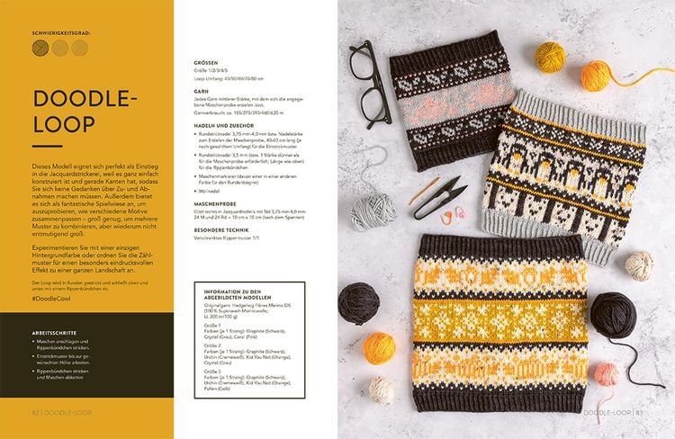 Produktbild: Doodle-Motive stricken. Die Mustersammlung