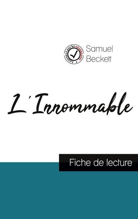 Produktbild: L'Innommable de Samuel Beckett (fiche de lecture et analyse compl&egrave;te de l'oeuvre)