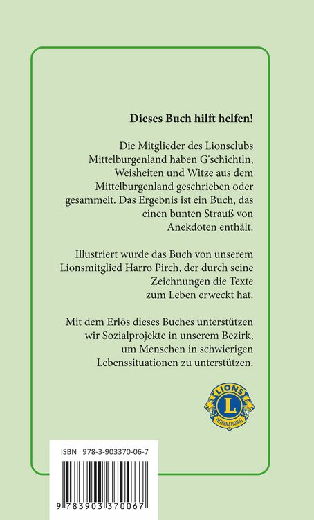 Produktbild: G'schichtln, Weisheiten und Witze aus dem Mittelburgenland