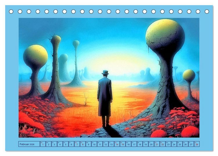 Produktbild: Wundersame Wurzelwelten (Tischkalender 2026 DIN A5 quer), CALVENDO Monatskalender