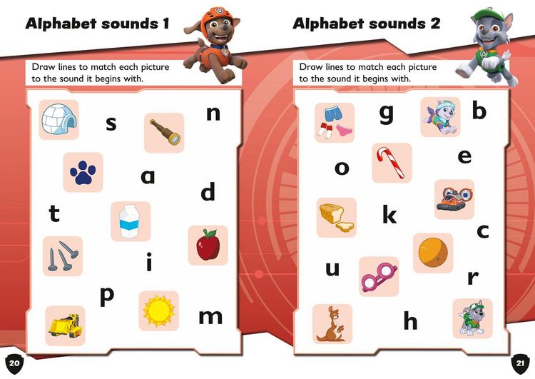 Produktbild: PAW Patrol First Phonics Activity Book