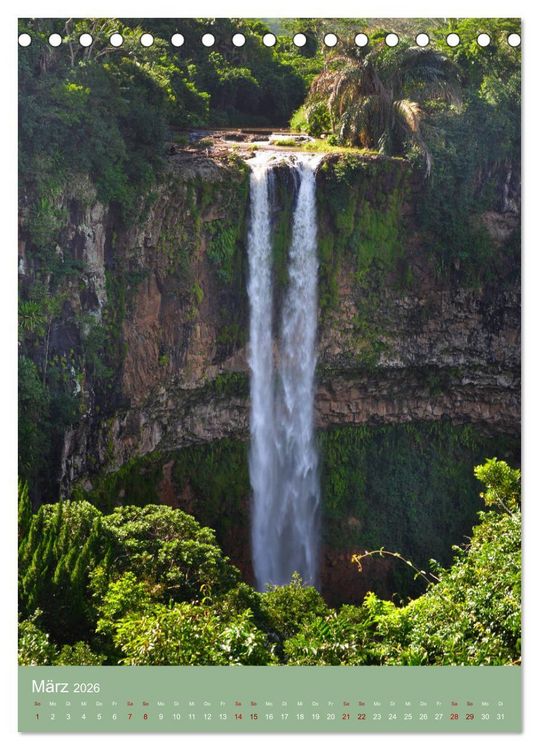 Produktbild: Erlebe mit mir das Inselparadies Mauritius (Tischkalender 2026 DIN A5 hoch), CALVENDO Monatskalender