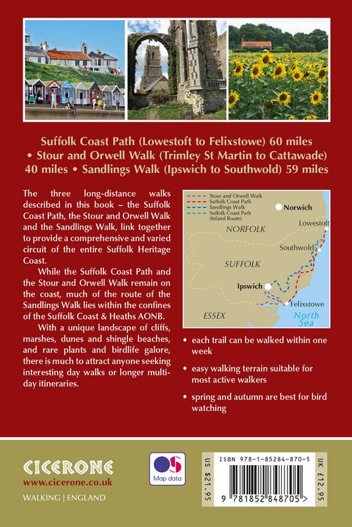 Produktbild: Suffolk Coast and Heath Walks