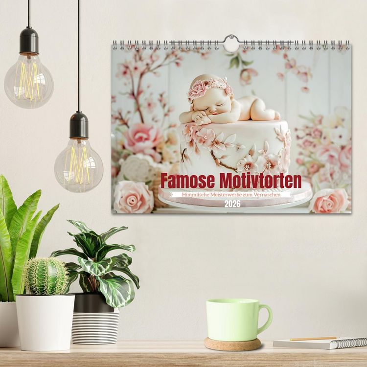 Produktbild: Famose Motivtorten (Wandkalender 2026 DIN A4 quer), CALVENDO Monatskalender