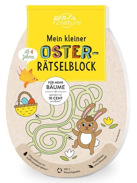 Produktbild: Mein kleiner Oster-R&auml;tselblock f&uuml;r Kinder ab 4 Jahren