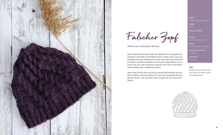 Produktbild: Rechte Masche, linke Masche. Japanische T&uuml;cher und Schals stricken.