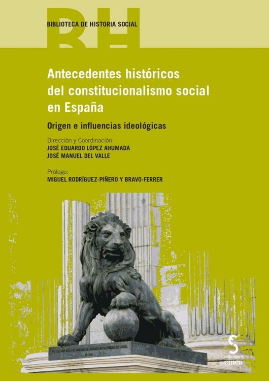 Produktbild: Antecedentes hist&oacute;ricos del constitucionalismo social en Espa&ntilde;a: Or&iacute;genes e influencias ideol&oacute;gicas