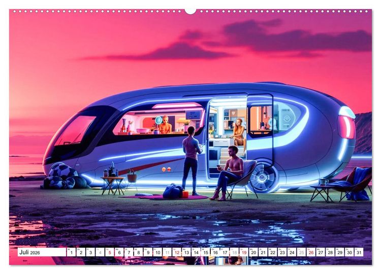 Produktbild: Sternen Nomaden (hochwertiger Premium Wandkalender 2026 DIN A2 quer), Kunstdruck in Hochglanz