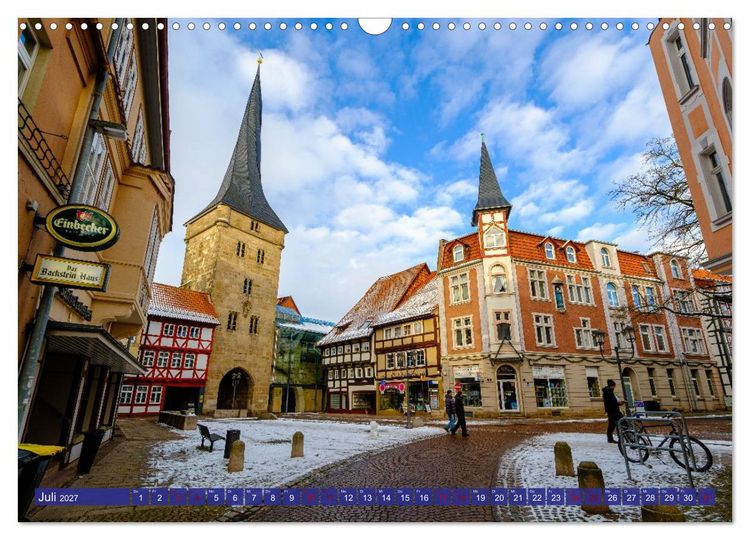 Produktbild: Duderstadt im Winter (Wandkalender 2027 DIN A3 quer), CALVENDO Monatskalender