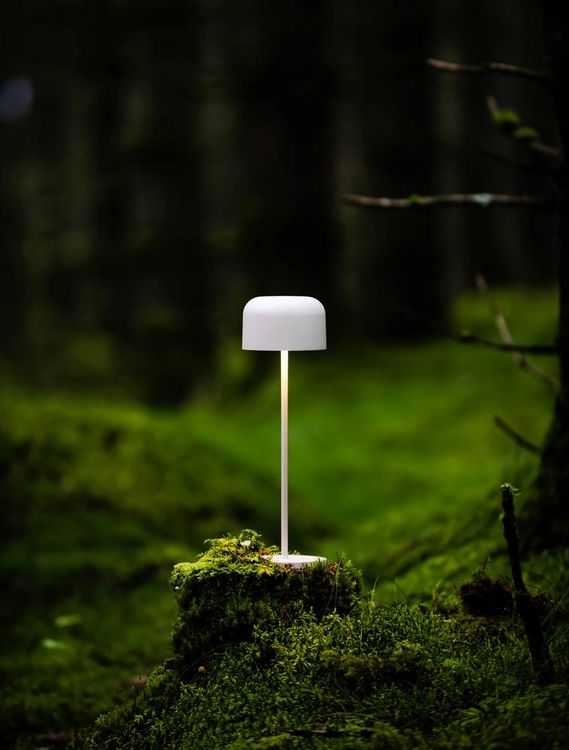 Produktbild: Konstsmide 7834-250 Lille LED-Akku-Tischlampe 3.5W Warmwei&szlig; Wei&szlig;