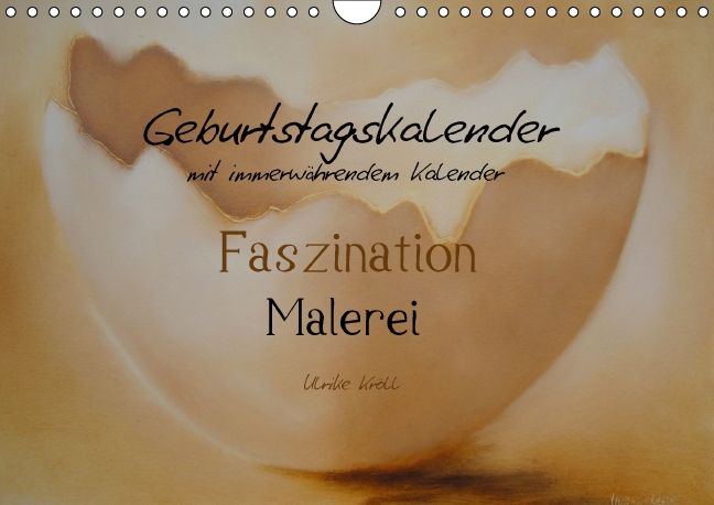 Produktbild: Geburtstagskalender Faszination Malerei - mit immerw&auml;hrendem Kalender (Wandkalender immerw&auml;hrend DIN A4 quer)