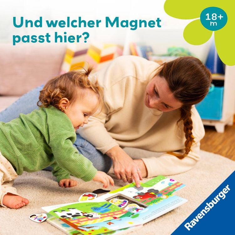Produktbild: Play+ Mein Spiel mit-Magnetbuch Komm, wir lernen Zählen - ab 18 Monate