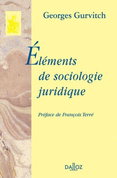 Produktbild: Elements Sociologie Juridique