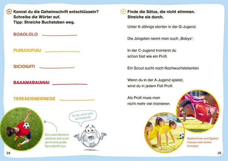 Produktbild: WAS IST WAS Erstes Lesen. Leser&auml;tsel Fu&szlig;ball