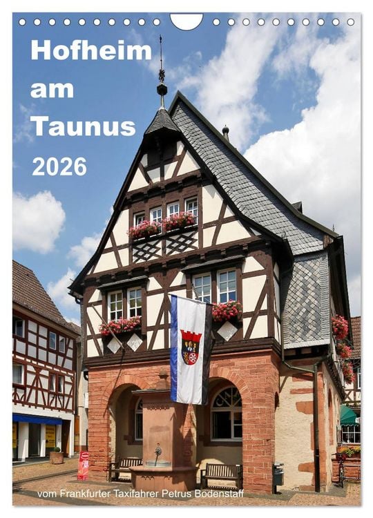 Produktbild: Hofheim am Taunusvom Frankfurter Taxifahrer Petrus Bodenstaff (Wandkalender 2026 DIN A4 hoch), CALVENDO Monatskalender
