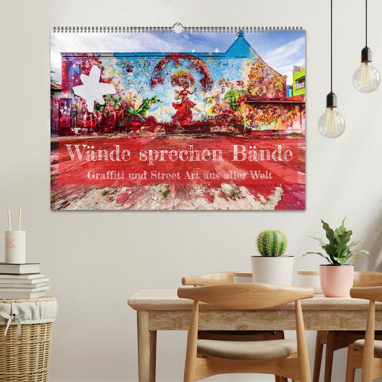 Produktbild: W&auml;nde sprechen B&auml;nde (Wandkalender 2026 DIN A2 quer), CALVENDO Monatskalender