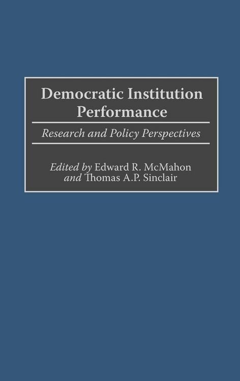 Produktbild: Democratic Institution Performance