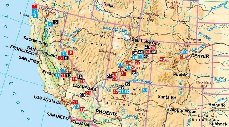 Produktbild: ROTHER Wanderf&uuml;hrer USA - Der S&uuml;dwesten