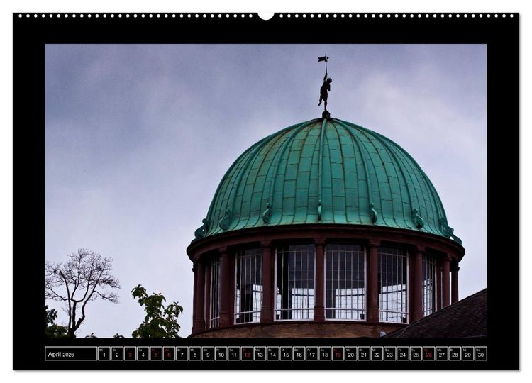 Produktbild: Karlsruhe Tag und Nacht (hochwertiger Premium Wandkalender 2026 DIN A2 quer), Kunstdruck in Hochglanz