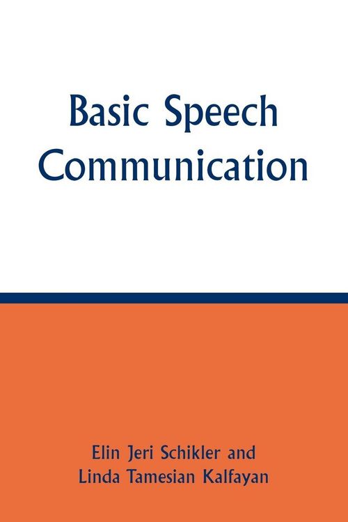 Produktbild: Basic Speech Communication