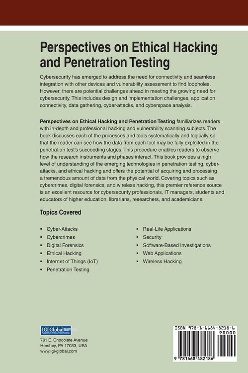Produktbild: Perspectives on Ethical Hacking and Penetration Testing