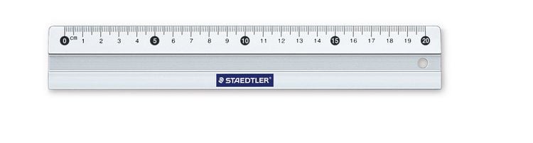 Produktbild: STAEDTLER Lineal Aluminium/Metal 20 cm
